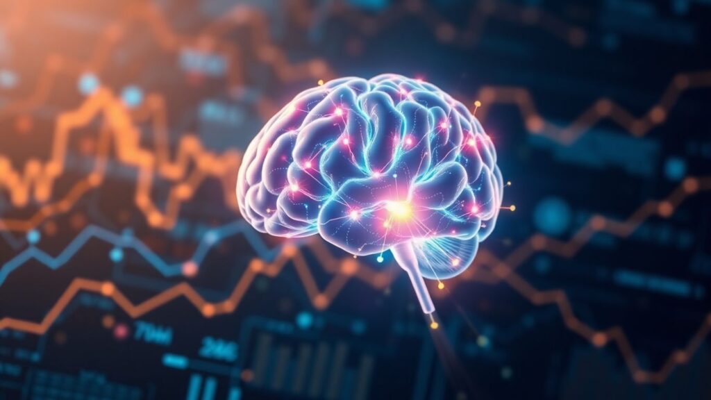 AI brain analyzing company data