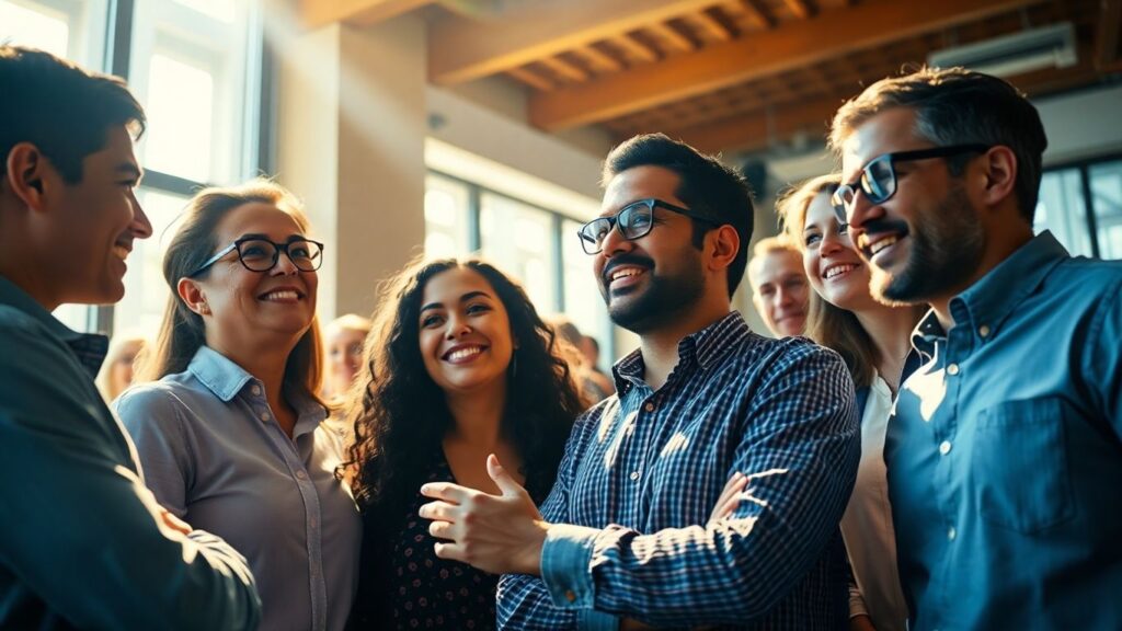 People achieving business ownership and entrepreneurial success.