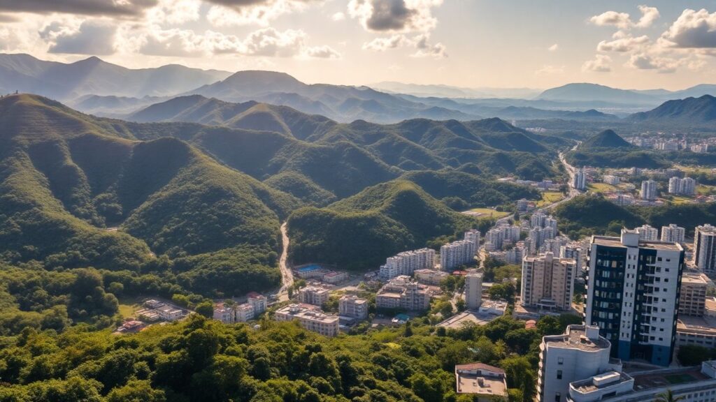 Latin America's economic growth and natural beauty.